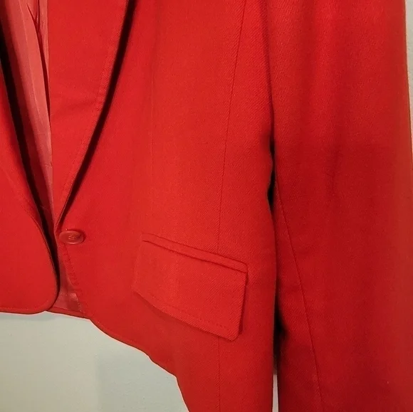 Vintage Pendleton Red Wool Petite Size 8 Coat